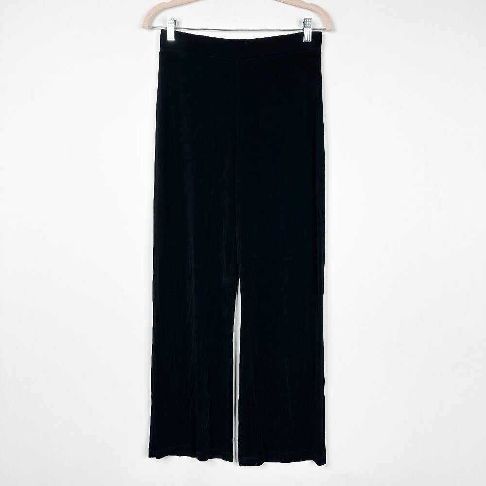 2/$30 Chico's Travelers High Rise Wide Leg Trouser Black 4 #A1436 - Picture 3 of 7